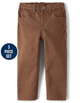 Baby And Toddler Boys Striped 3-Piece Outfit Set