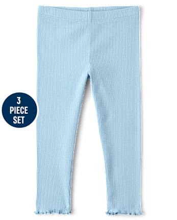 Toddler Girls Snowflake Dancer 3-Piece Outfit Set - BLUE AIR