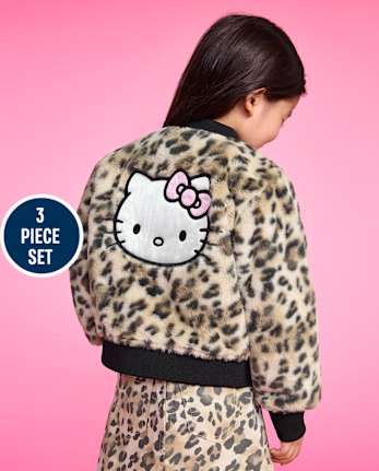 Toddler Girls Hello Kitty® Leopard 3-Piece Outfit Set - MULTI CLR