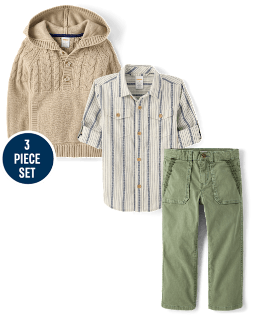 Boys Garment Dyed 3-Piece Outfit Set - Driftwood Bay - lbl_product_image_view_1
