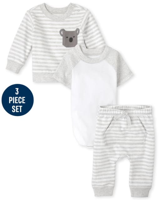 Baby Boys Koala 3-Piece Playwear Set