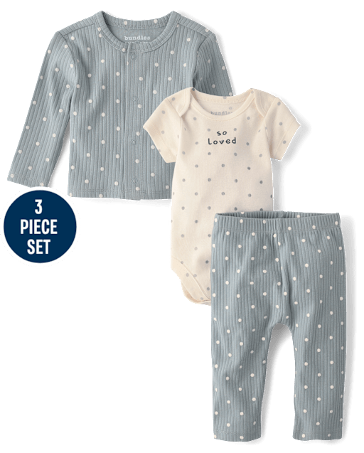 Baby Polka Dot 3-Piece Take Me Home Set