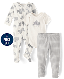 Unisex Baby Animal Take Me Home 3-Piece Set