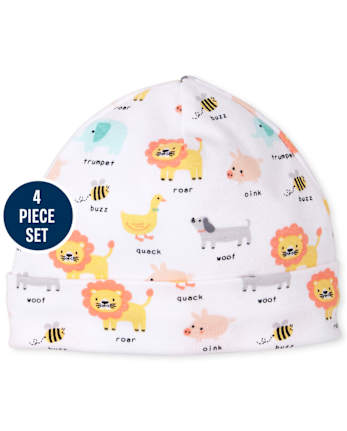 Ensemble 4 pièces Take Me Home pour bébé garçon, animaux