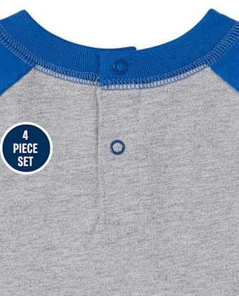 Baby Boys 4-Piece Playwear Set