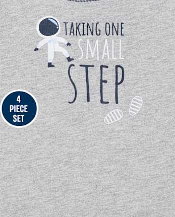 Baby Boys Space 4-Piece Playwear Set