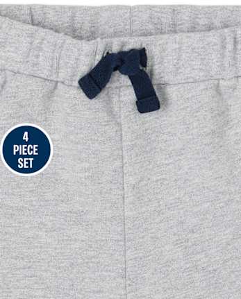 Baby Boys Space 4-Piece Playwear Set