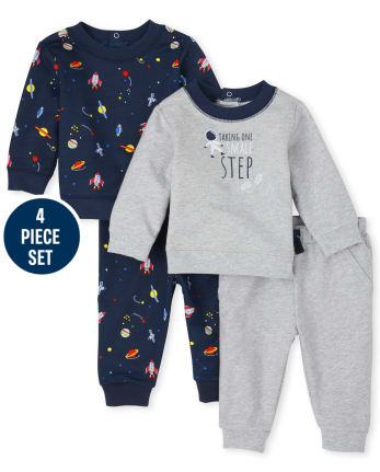 Ensemble de jeu 4 pièces Space pour bébé garçon