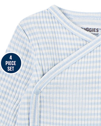 Baby Boys Huggiesâ¢ Gingham 4-Piece Take Me Home Set