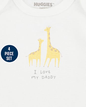 Baby Huggiesâ¢ Giraffe 4-Piece Take Me Home Set