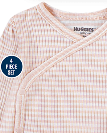 Baby Girls Huggies™ Gingham 4-Piece Take Me Home Set
