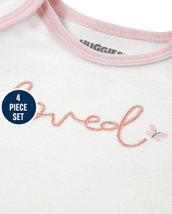 Baby Girls Huggies™ Butterfly 4-Piece Take Me Home Set