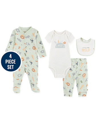 Baby Boys Huggies™ Animal 4-Piece Take Me Home Set