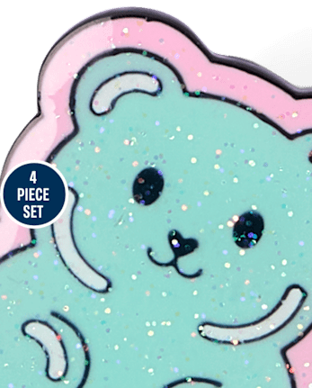 Girls Best Friends Enamel Pin 4-Pack