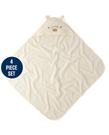 Baby Winnie The Poohâ¢ Towel And Washcloth 4-Piece Set