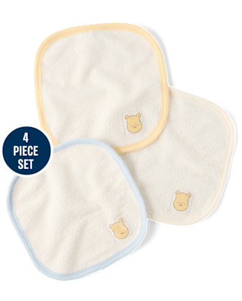 Baby Winnie The Poohâ¢ Towel And Washcloth 4-Piece Set