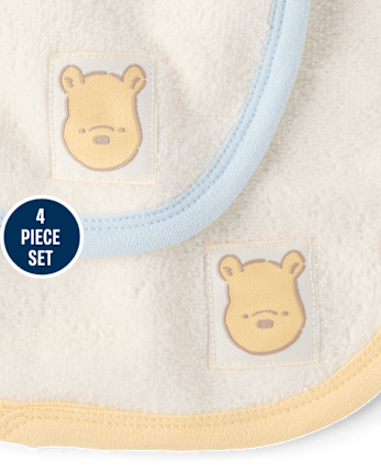 Baby Winnie The Poohâ¢ Towel And Washcloth 4-Piece Set
