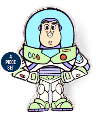 Boys Toy Story Pin 4-Pack