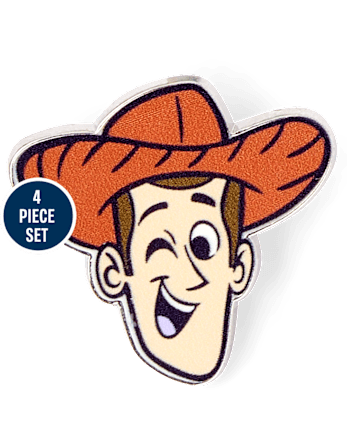 Boys Toy Story Pin 4-Pack