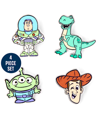 Boys Toy Story Pin 4-Pack