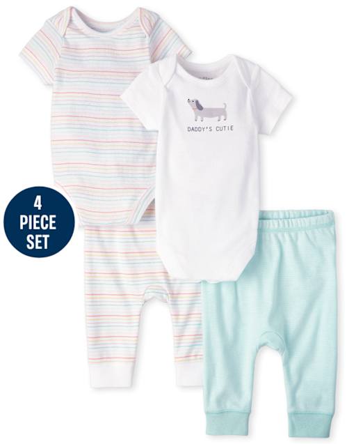 Baby Boys 4-Piece Essentials Set