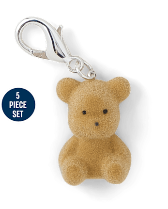 Lot de 5 breloques à lacets en chaîne pour filles