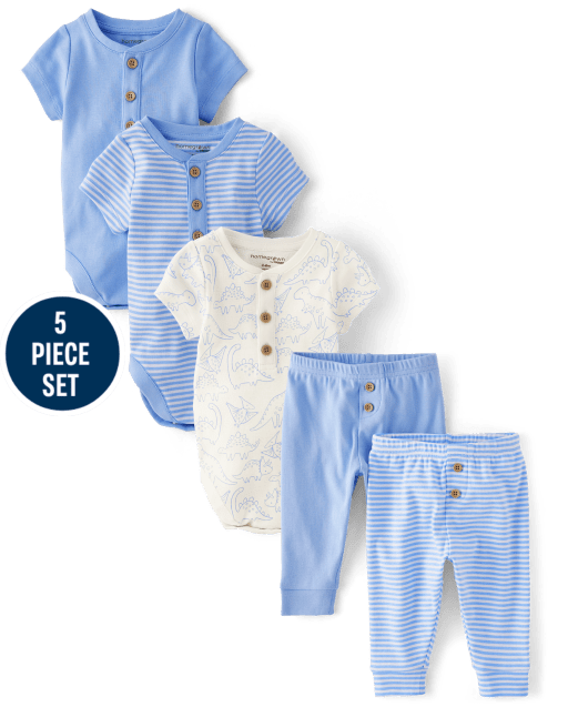 Baby Boys Dino 5-Piece Outfit Set - Homegrown by Gymboree