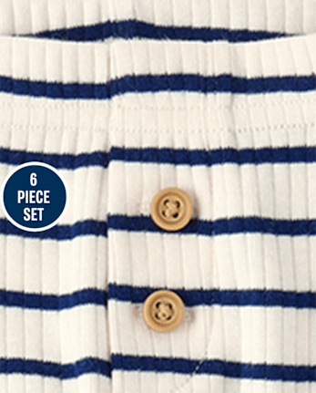 Baby Boys Fish 6-Piece Outfit Set - Homegrown by Gymboree