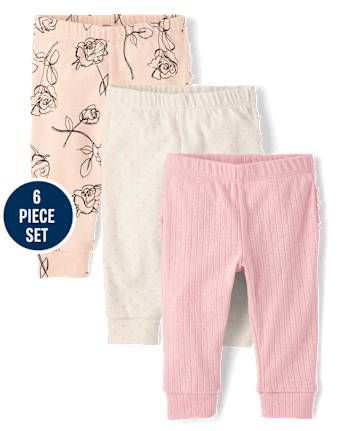 Baby Girls Rose 6-Piece Outfit Set - Homegrown by Gymboree
