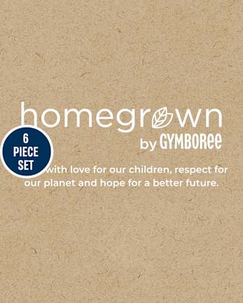 Baby Girls Rose 6-Piece Outfit Set - Homegrown by Gymboree