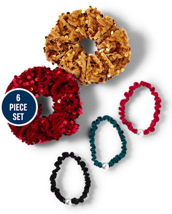Tween Girls Scrunchie Ornament Set