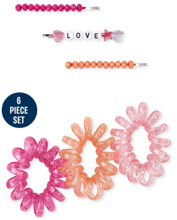 Girls 6-Piece Hair Set