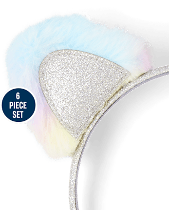 Girls Cat 6-Piece Hair Set