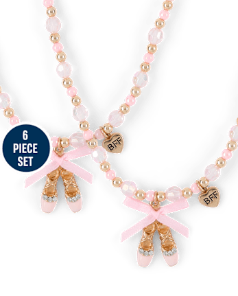 Girls Ballerina BFF 6-Piece Jewelry Set - MULTI CLR