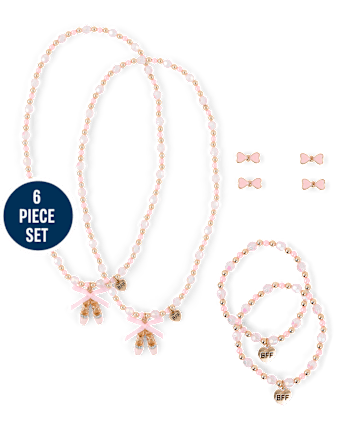 Girls Ballerina BFF 6-Piece Jewelry Set - MULTI CLR