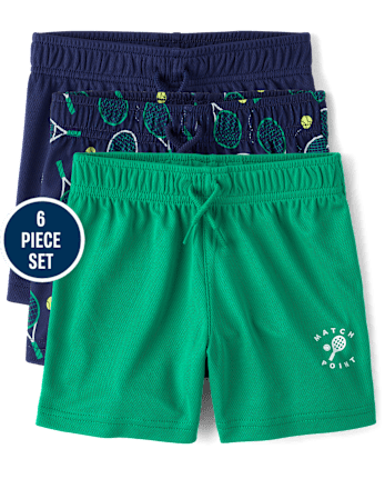 Baby And Toddler Boys Tennis 6-Piece Outfit Set