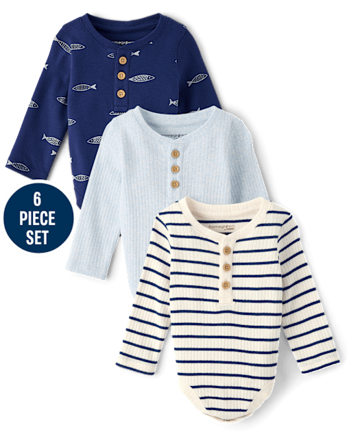 Baby Boys Fish 6-Piece Outfit Set - view 2