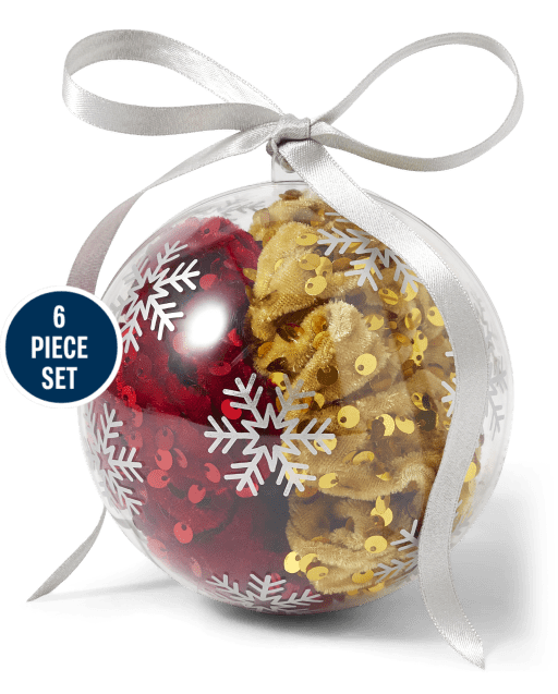 Tween Girls Scrunchie Ornament Set