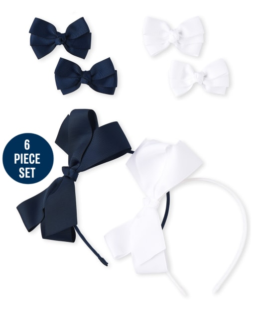 Girls Bow 6-Piece Hair Set