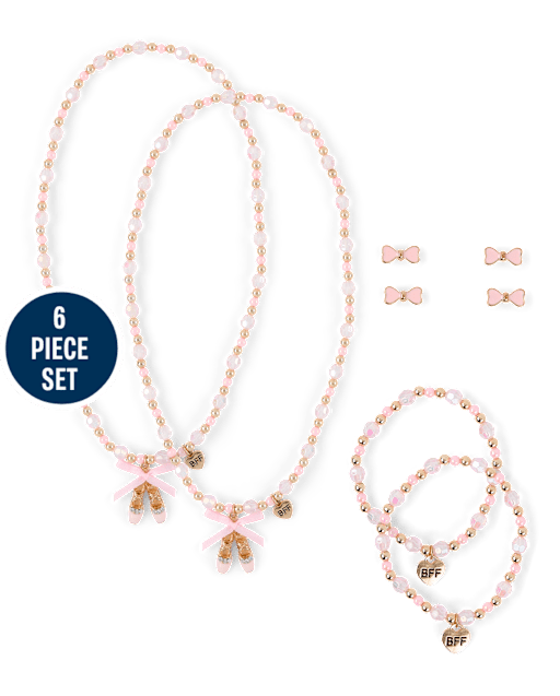 Girls Ballerina BFF 6-Piece Jewelry Set