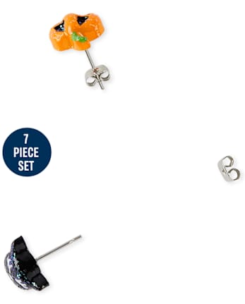 Juego de joyería de 7 piezas de Halloween para niñas