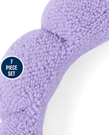 Girls Candy Bear 7-Piece Hair Set