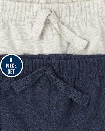 Conjunto de 8 piezas a rayas para bebé niño