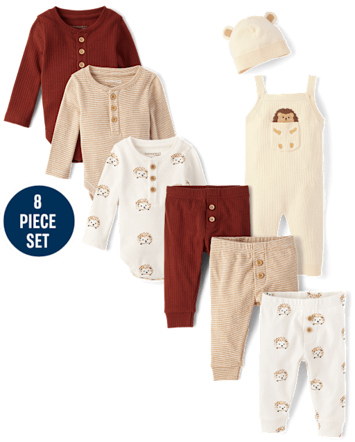 Baby Hedgehog 8-Piece Outfit Set - Homegrown by Gymboree