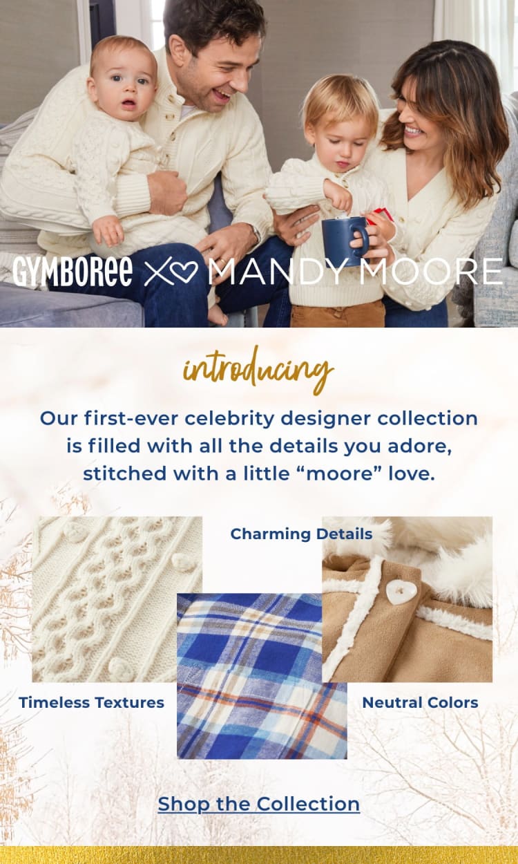 Our first-ever celebrity designer collection is filled with all the details you adore, stitched with a little “moore” love.