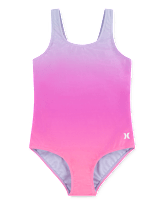 Girls Hurley Gradient One Piece Swimsuit