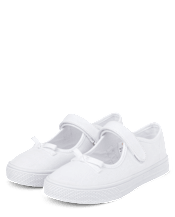 Girls Bow Mary Jane Shoes - Little Essentials