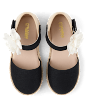 Espadrilles fleuries pour filles - Petit Paris