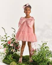 Girls Oversized Bow Fit And Flare Dress - Marchesa Mini x Gymboree