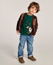 Boys Pull On Wide Leg Jeans - Little Essentials